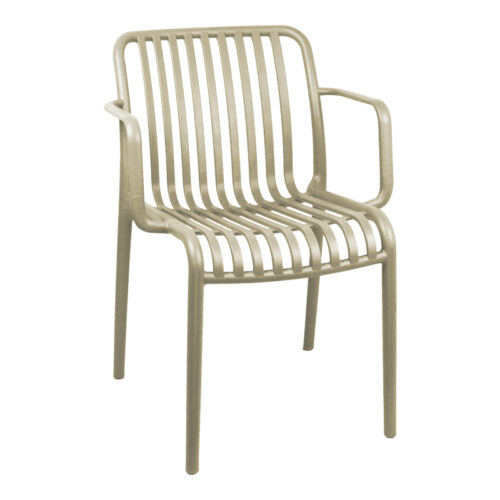 Πολυθρόνα Zoi pakoworld pp cappuccino 54x57.5x79εκ (x1)