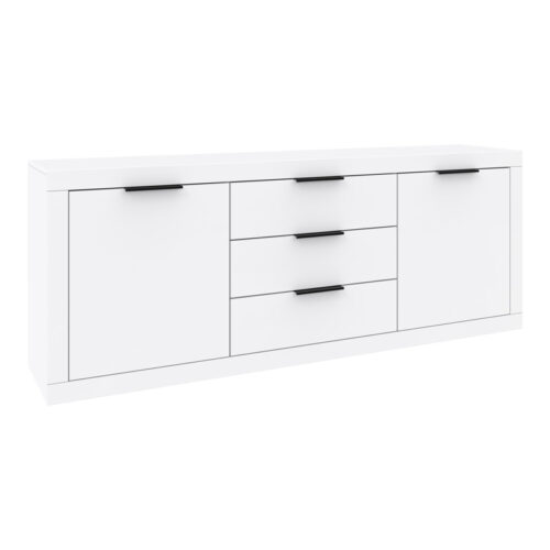 Μπουφές Doha pakoworld σε λευκή απόχρωση 210x45x80.5εκ (x1)