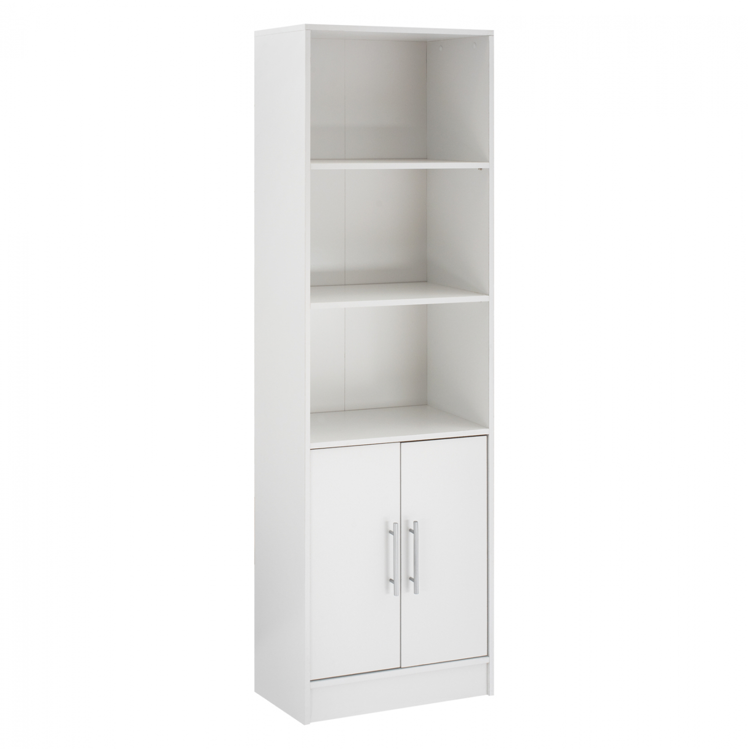 ΒΙΒΛΙΟΘΗΚΗ ΜΕΛΑΜΙΝΗΣ ENSLEY HM2027.05 ΣΕ ΛΕΥΚΗ ΑΠΟΧΡΩΣΗ 60x30x180 εκ. (x1)