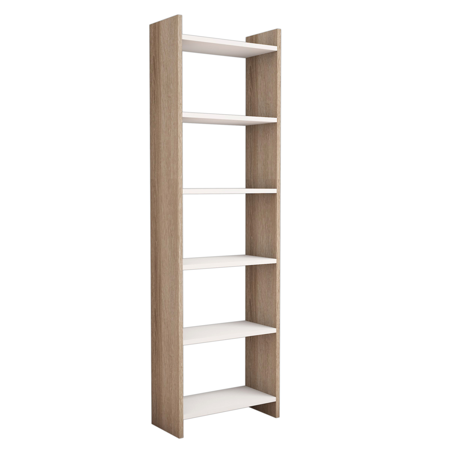 ΒΙΒΛΙΟΘΗΚΗ CLASSIKER HM9226.12 ΜΕΛΑΜΙΝΗΣ SONΟMA-ΛΕΥΚΟ 48,5x22x160Υεκ. (x1) - Image 4