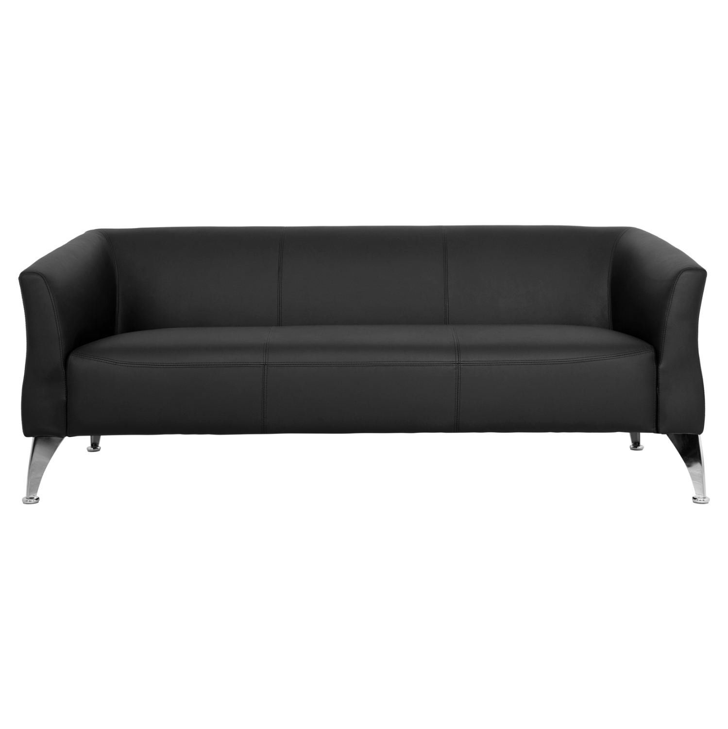 ΚΑΝΑΠΕΣ 3ΘΕΣΙΟΣ KIANA HM3122.31 ΜΕ ΜΑΥΡΟ PU 180x75x71 εκ. (x1) - Image 3