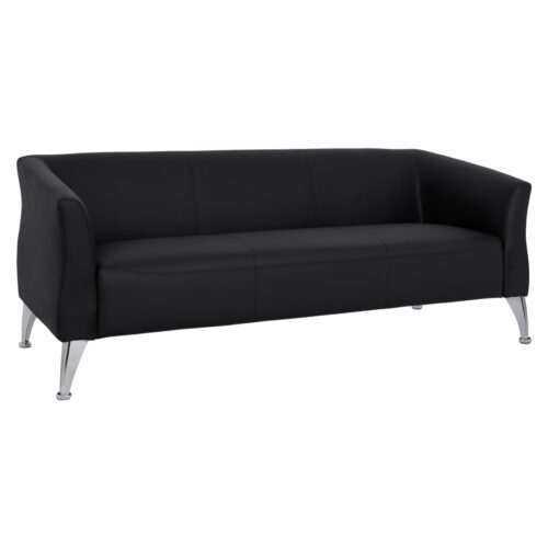 ΚΑΝΑΠΕΣ 3ΘΕΣΙΟΣ KIANA HM3122.31 ΜΕ ΜΑΥΡΟ PU 180x75x71 εκ. (x1)