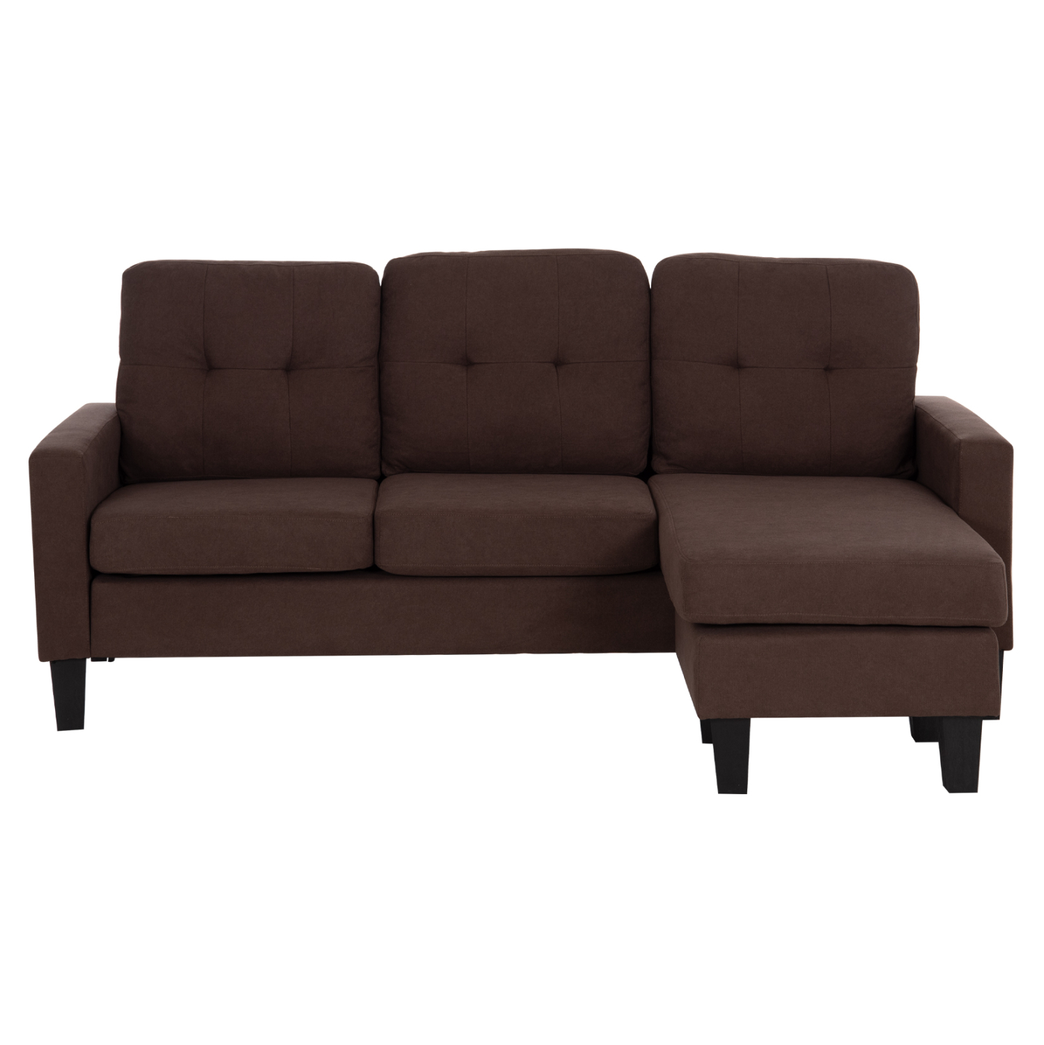 ΚΑΝΑΠΕΣ ΓΩΝΙΑ ΑΝΑΣΤΡΕΨΙΜΗ MEGGY HM3297.12 ΚΑΦΕ ΥΦΑΣΜΑ 184.5x129x86Yεκ. (x1) - Image 3