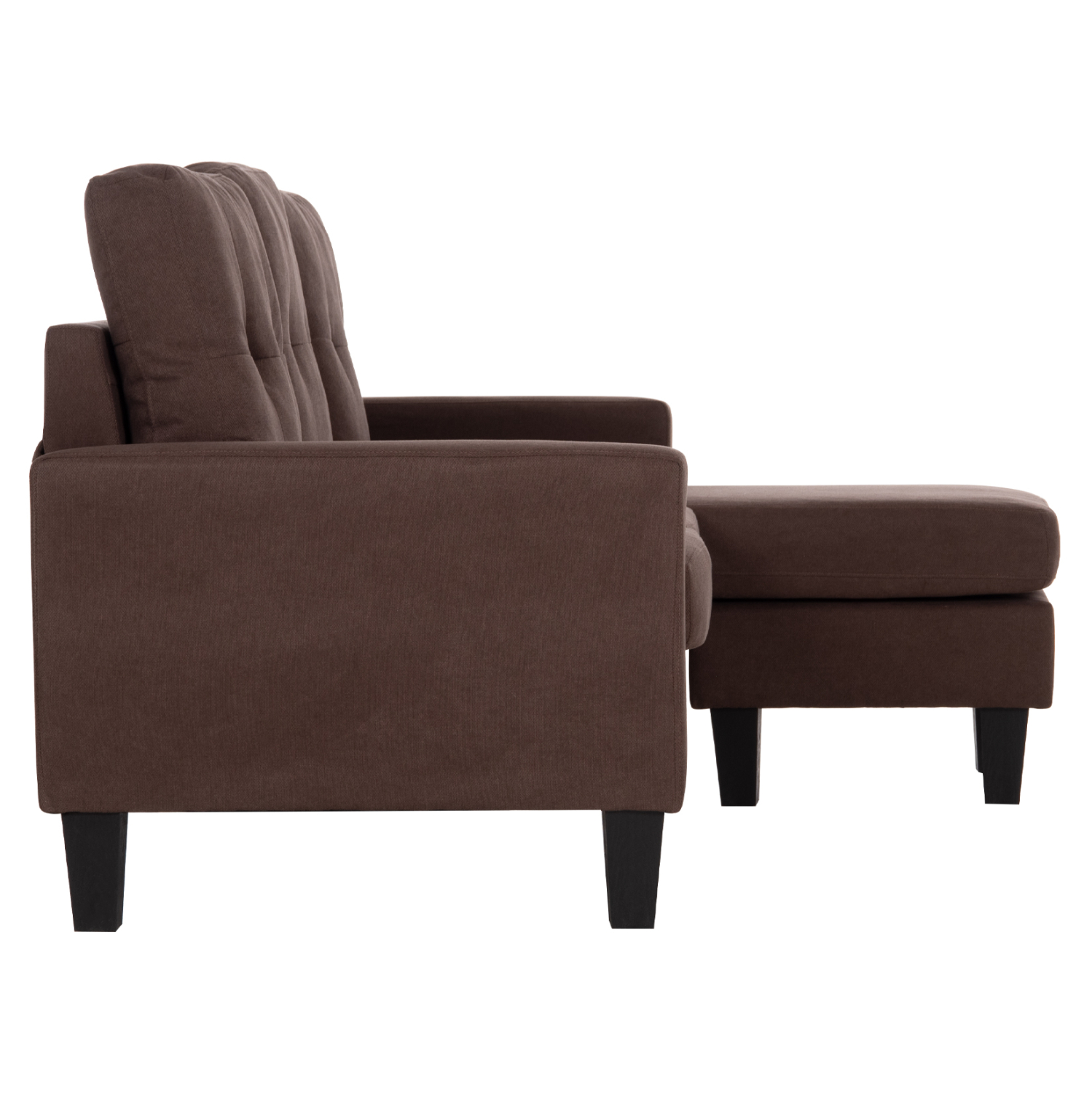 ΚΑΝΑΠΕΣ ΓΩΝΙΑ ΑΝΑΣΤΡΕΨΙΜΗ MEGGY HM3297.12 ΚΑΦΕ ΥΦΑΣΜΑ 184.5x129x86Yεκ. (x1) - Image 5