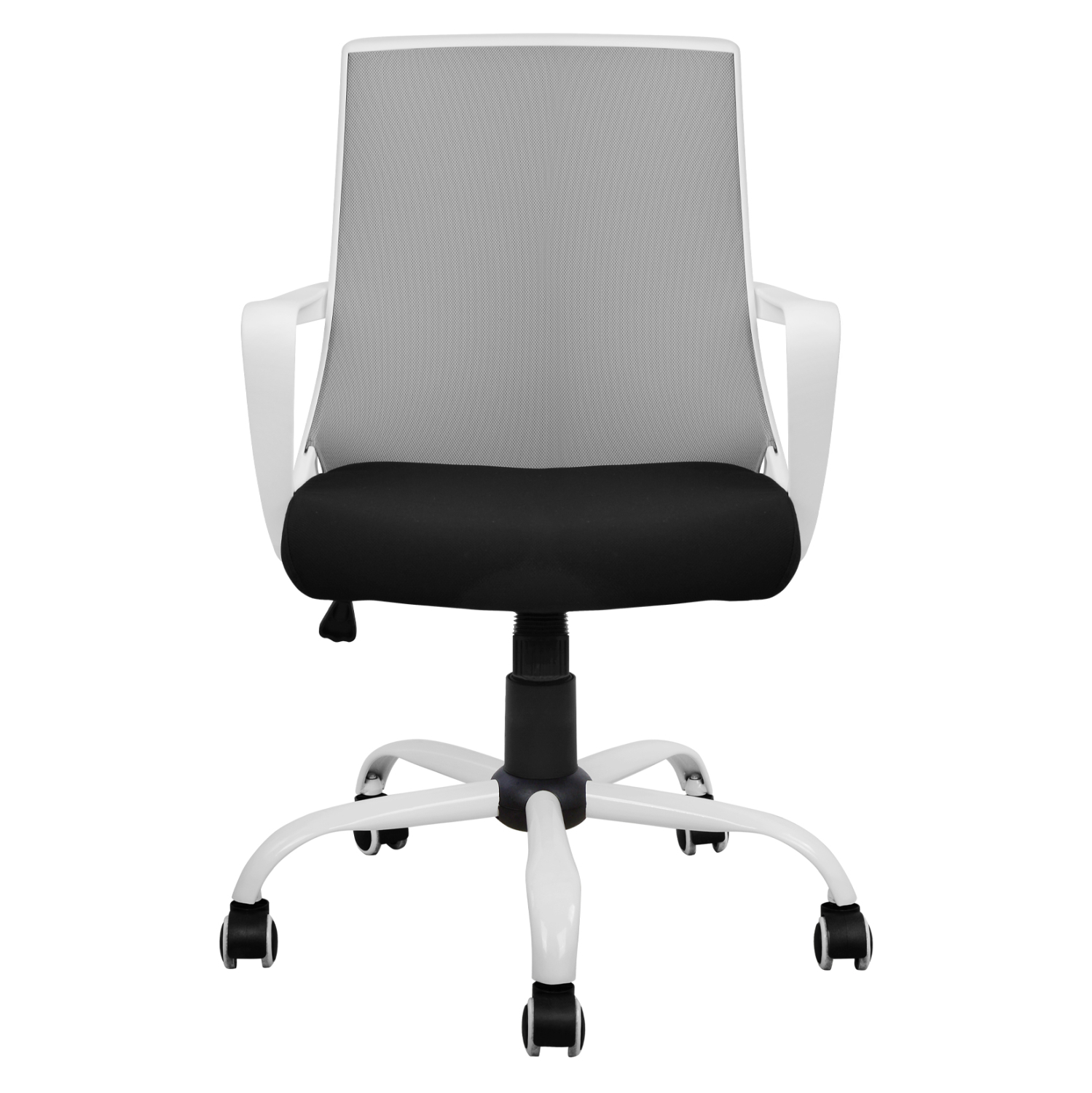 ΚΑΡΕΚΛΑ ΓΡΑΦΕΙΟΥ MALFOI HM1053.21 ΓΚΡΙ MESH & ΠΟΔΙ ΜΕΤΑΛΛΙΚΟ 58x59x103Υεκ (x1) - Image 8