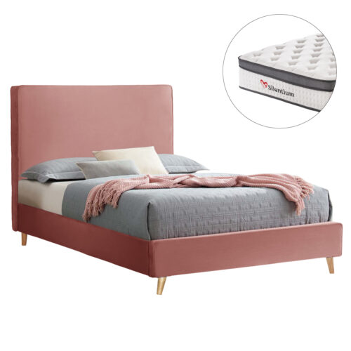 ΚΡΕΒΑΤΙ ΗΜΙΔΙΠΛΟ ΜΕ ΣΤΡΩΜΑ MAYLIN HM10802 ΒΕΛΟΥΔΟ ΣΑΠΙΟ ΜΗΛΟ--ΣΤΡΩΜΑ 120Χ200εκ (x1)