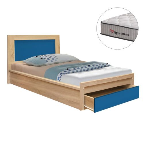 ΚΡΕΒΑΤΙ ΠΑΙΔΙΚΟ ΜΕ ΣΥΡΤΑΡΙ PLAYROOM HM10752.01 ΜΕΛΑΜΙΝΗ SONAMA/ΣΙΕΛ--ΣΤΡΩΜΑ 90x190εκ (x1)