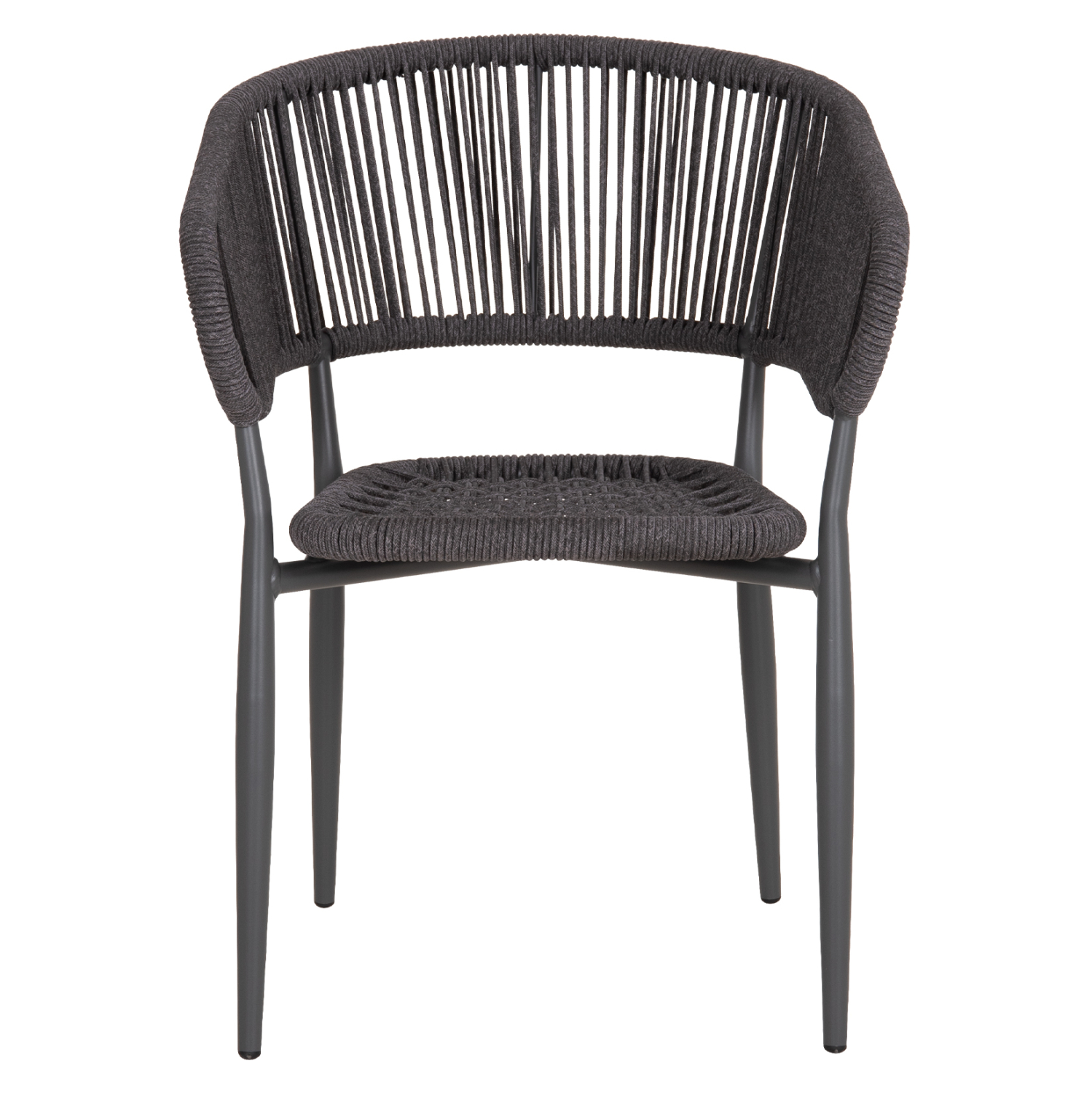 ΠΟΛΥΘΡΟΝΑ ΑΛΟΥΜΙΝΙΟΥ EULO HM5783.21 ΓΚΡΙ-TWISTED RATTAN ΓΚΡΙ 57x63x77Υεκ. (x1) - Image 11
