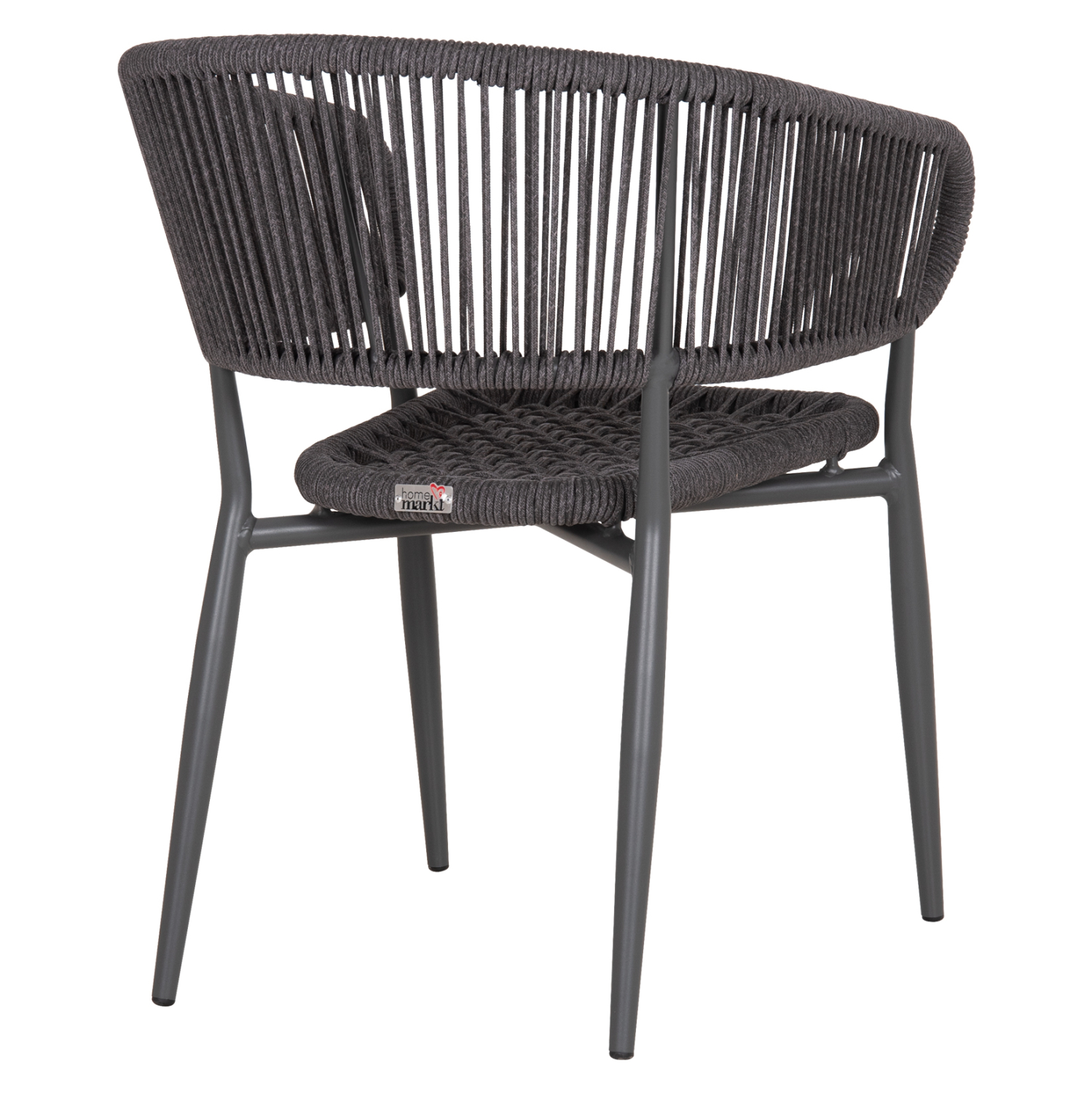 ΠΟΛΥΘΡΟΝΑ ΑΛΟΥΜΙΝΙΟΥ EULO HM5783.21 ΓΚΡΙ-TWISTED RATTAN ΓΚΡΙ 57x63x77Υεκ. (x1) - Image 13