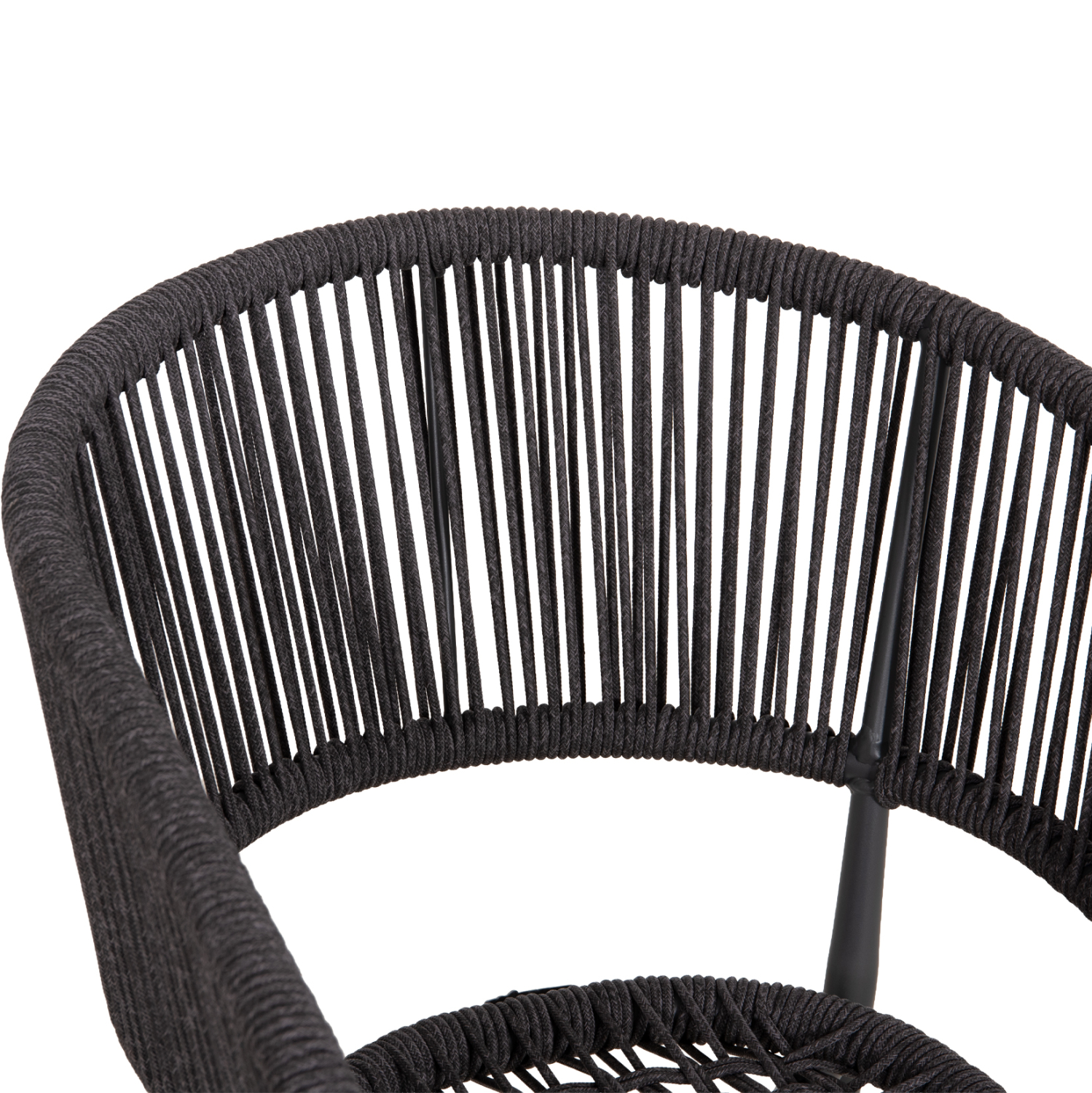 ΠΟΛΥΘΡΟΝΑ ΑΛΟΥΜΙΝΙΟΥ EULO HM5783.21 ΓΚΡΙ-TWISTED RATTAN ΓΚΡΙ 57x63x77Υεκ. (x1) - Image 15