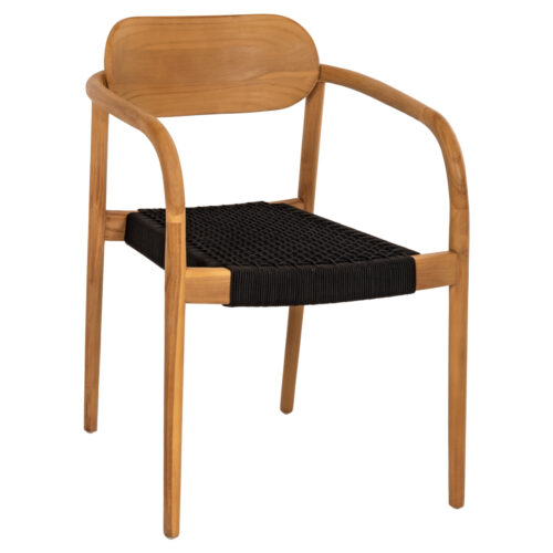 ΠΟΛΥΘΡΟΝΑ OSLO HM9636.02 ΞΥΛΟ TEAK ΦΥΣΙΚΟ & ΣΧΟΙΝΙ--B’ΔΙΑΛΟΓΗΣ 55x54x80Y εκ. (x1)