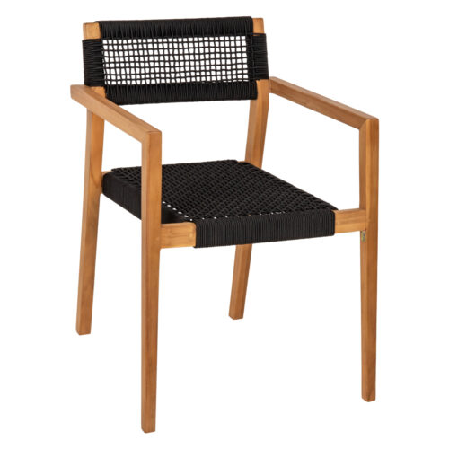 ΠΟΛΥΘΡΟΝΑ CHARLOTTE HM9637.02 ΞΥΛΟ TEAK & ΜΑΥΡΟ ΣΧΟΙΝΙ--B'ΔΙΑΛΟΓΗΣ 59x54x83Y (x1)