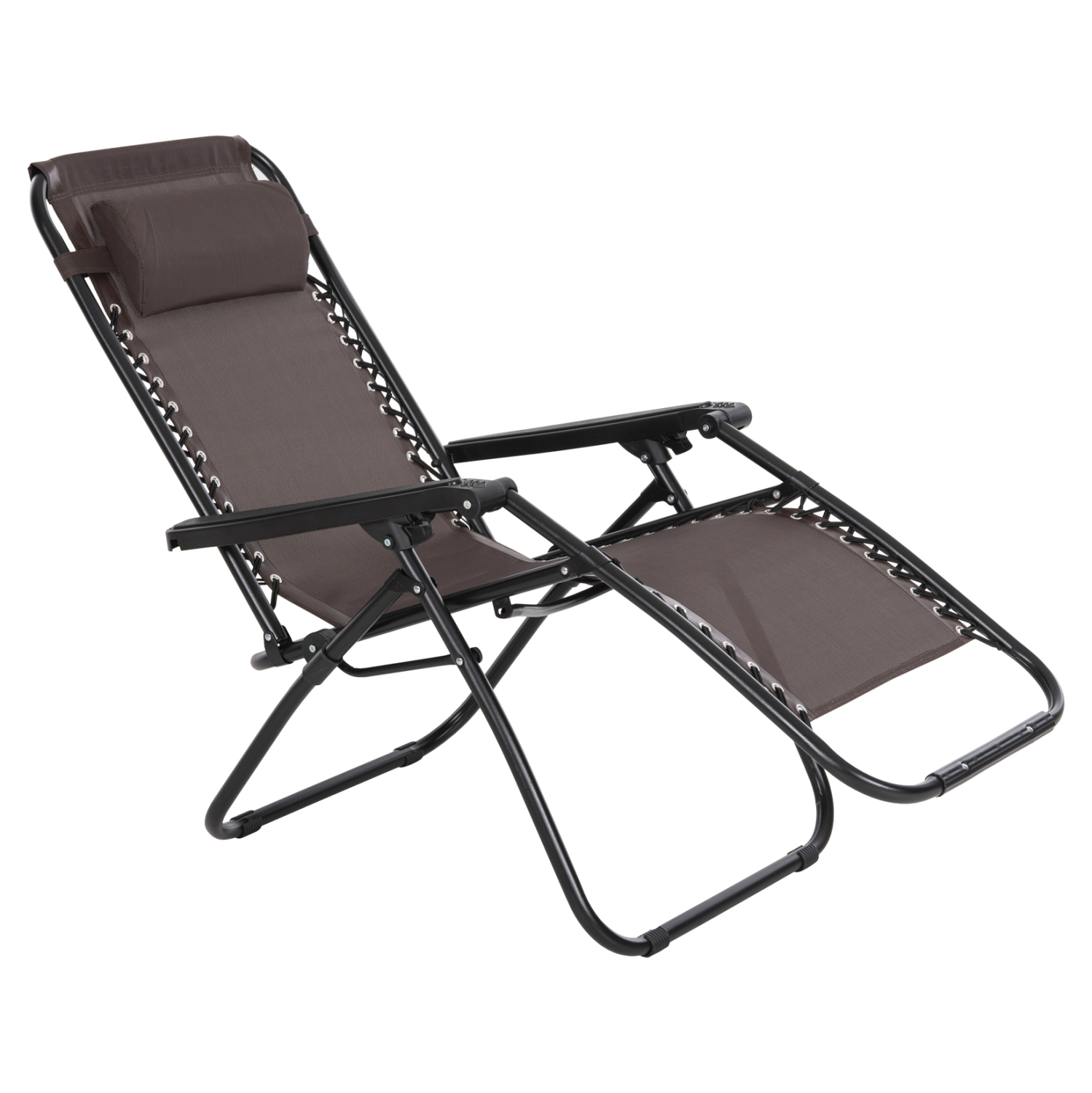 ΠΟΛΥΘΡΟΝΑ RELAX COMPANION HM5095.13 ΚΑΦΕ TEXTILENE-ΜΑΥΡΟ ΜΕΤΑΛΛΟ 67x145x110Υεκ. (x1) - Image 3