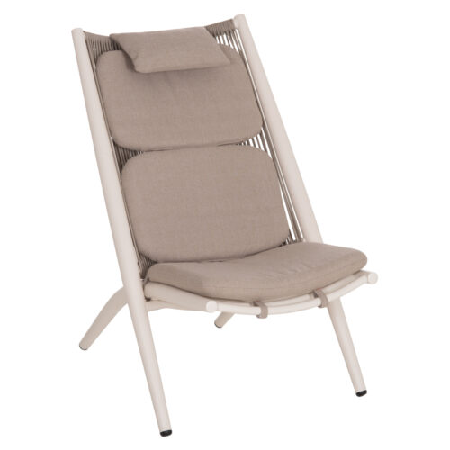 ΠΟΛΥΘΡΟΝΑ RELAX REMUS HM6642.02 ΑΛΟΥΜΙΝΙΟ ΛΕΥΚΟ-ΣΧΟΙΝΙ OLEFIN ΜΠΕΖ 63x87x94Υεκ. (x1)