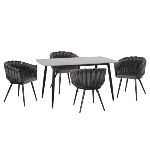ΣΕΤ ΤΡΑΠΕΖΑΡΙΑΣ 5ΤΜΧ RAVEN HM12116.01 ΚΕΡΑΜΙΚΟ TOP ΓΚΡΙ ΜΑΡΜΑΡΟ--ΓΚΡΙ ΒΕΛΟΥΔΟ (x1)