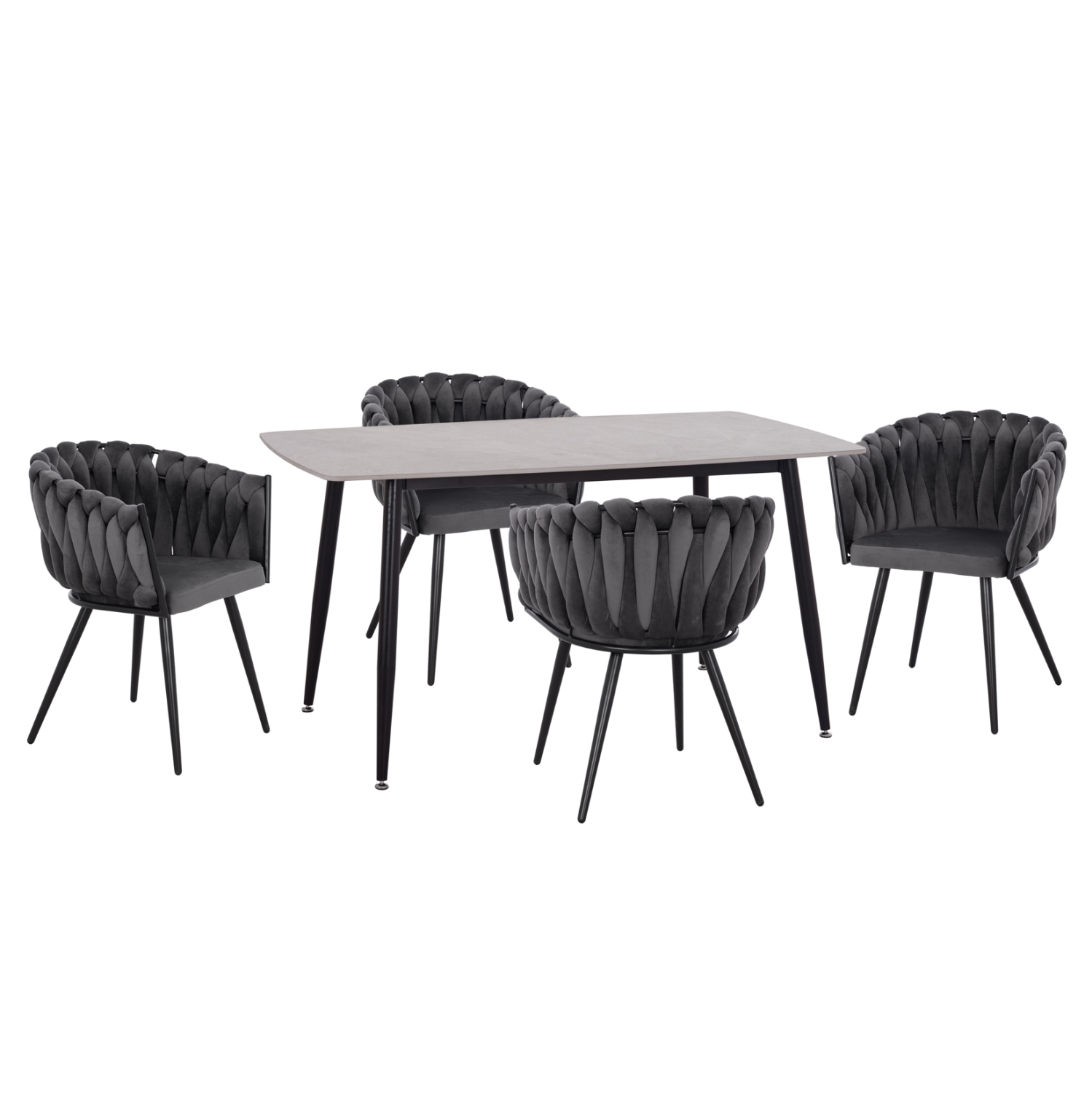 ΣΕΤ ΤΡΑΠΕΖΑΡΙΑΣ 5ΤΜΧ RAVEN HM12116.01 ΚΕΡΑΜΙΚΟ TOP ΓΚΡΙ ΜΑΡΜΑΡΟ--ΓΚΡΙ ΒΕΛΟΥΔΟ (x1)