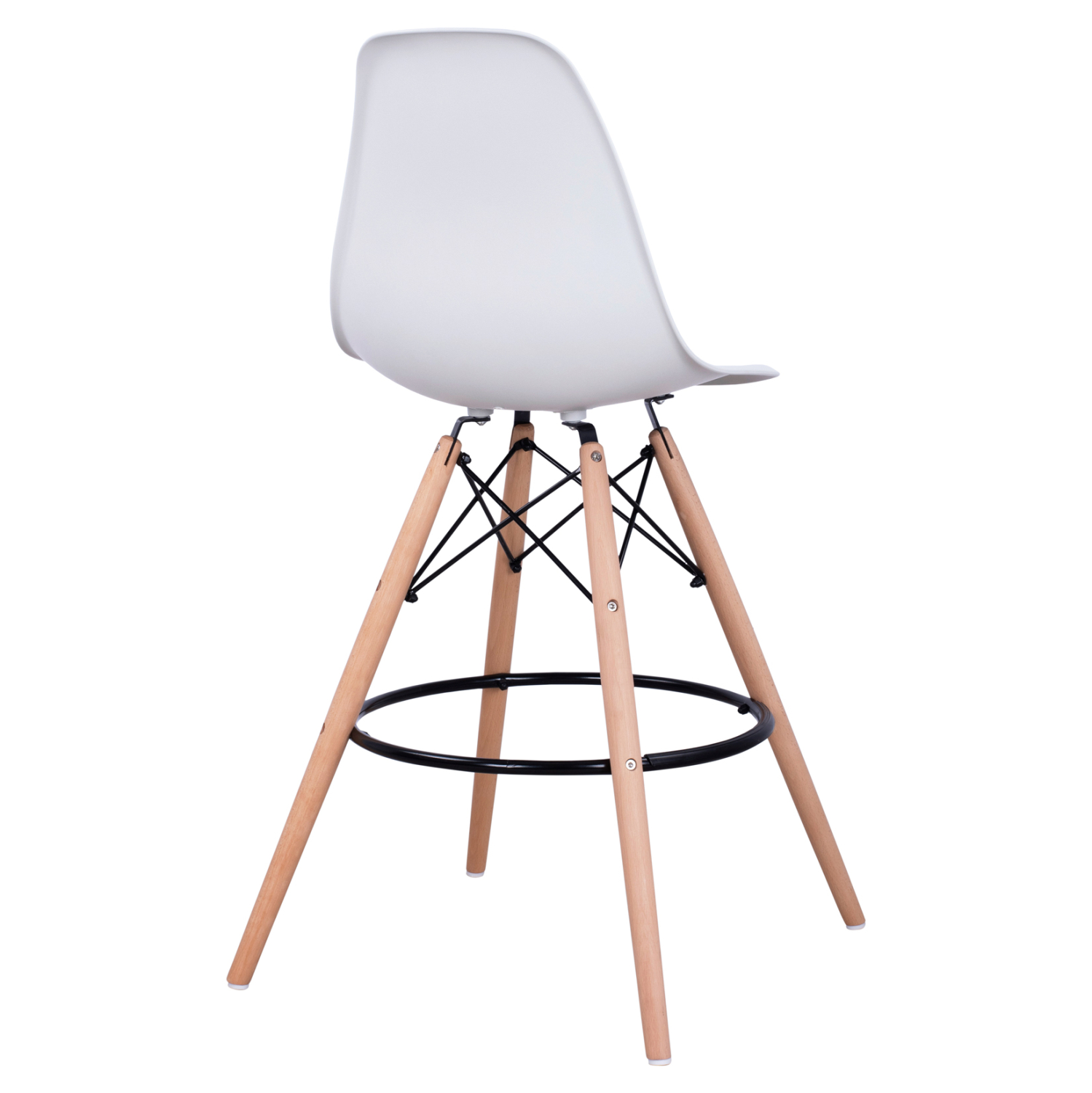 ΣΚΑΜΠΟ ΜΠΑΡ RENATA HM0173.01 ΛΕΥΚΟ 58x56x107Υ εκ. (x4) - Image 5