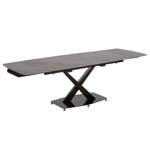 ΤΡΑΠΕΖΙ ΕΠΕΚΤΕΙΝΟΜΕΝΟ HOKU HM18410 ΚΕΡΑΜΙΚΟ TOP ΣΕ ΓΚΡΙ ΜΑΡΜΑΡΟ 165/240x90x75Υεκ. (x1)