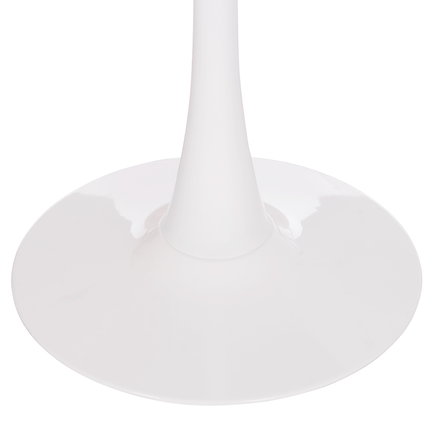 ΤΡΑΠΕΖΙ ΣΤΡΟΓΓΥΛΟ BROLIN HM18141.01 MDF TOP-ΒΑΣΗ ΜΕΤΑΛΛΙΚΗ--ΛΕΥΚΟ Φ90x73Υεκ (x1) - Image 5