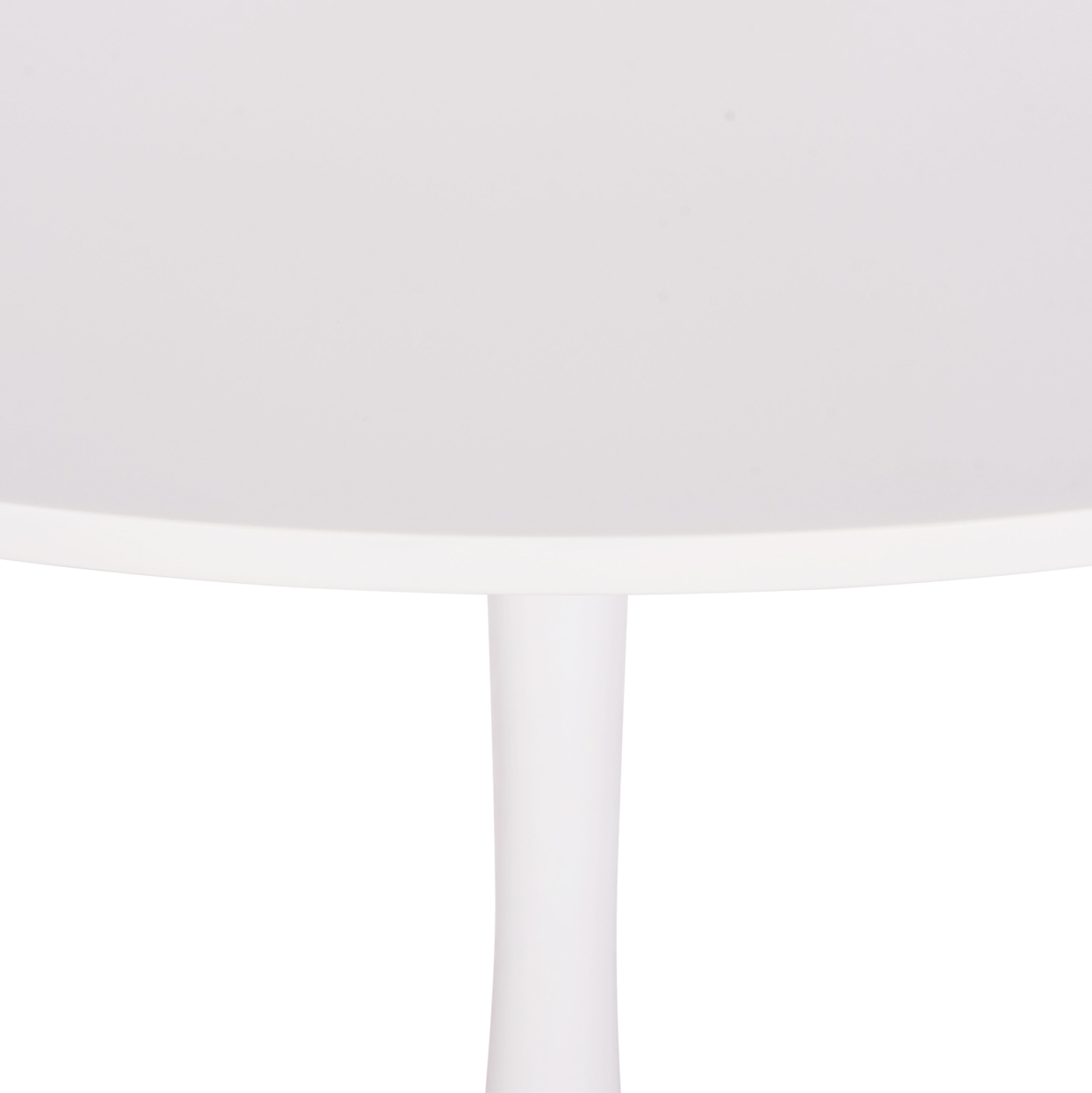 ΤΡΑΠΕΖΙ ΣΤΡΟΓΓΥΛΟ BROLIN HM18141.01 MDF TOP-ΒΑΣΗ ΜΕΤΑΛΛΙΚΗ--ΛΕΥΚΟ Φ90x73Υεκ (x1) - Image 6