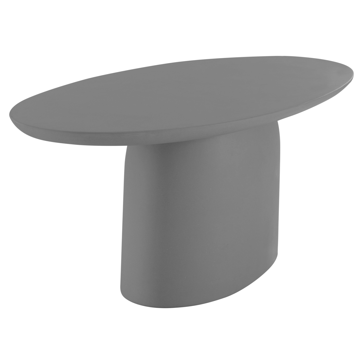 ΤΡΑΠΕΖΙ ΤΡΑΠΕΖΑΡΙΑΣ FIBER CEMENT ΟΒΑΛ BRECCAN HM6577.01 ΓΚΡΙ 240x100x75Υεκ. (x1) - Image 9