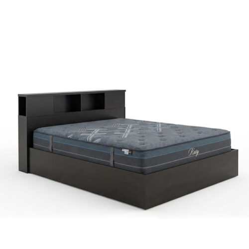 Κρεβάτι με στρώμα Olympus Resty pakoworld wenge 160x200εκ (x1)