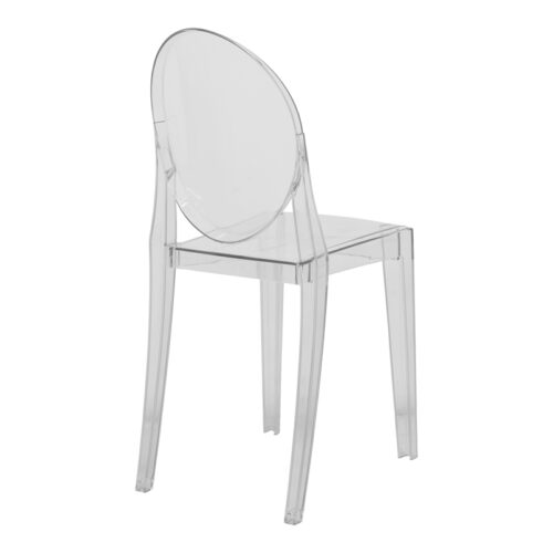 Καρέκλα Narova pakoworld διάφανο PC 40x45x92εκ (x4)