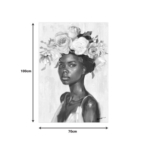 Πίνακας σε καμβά Fleri Ι Inart 70x3.5x100εκ (x1)