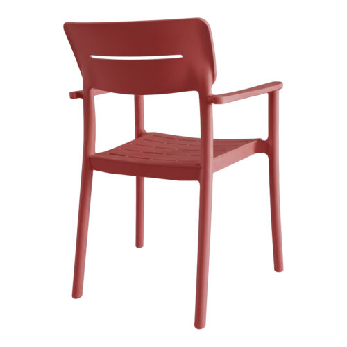 Πολυθρόνα Pilma pakoworld μπορντό PP 57x54x82εκ (x1)