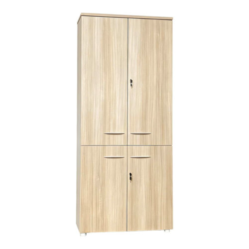 Ντουλάπα γραφείου Armadi pakoworld σε oak-μπεζ 80x40x200εκ (x1)