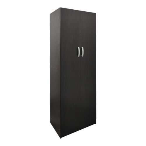Ντουλάπα δίφυλλη Athos pakoworld σε wenge απόχρωση 60x42x180εκ (x1)