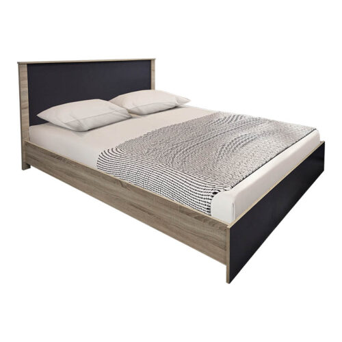 Σετ Κρεβατοκάμαρας Athos Sonoma Ανθρακί με Κρεβάτι 160x200εκ Σετ 3τεμ (x1)