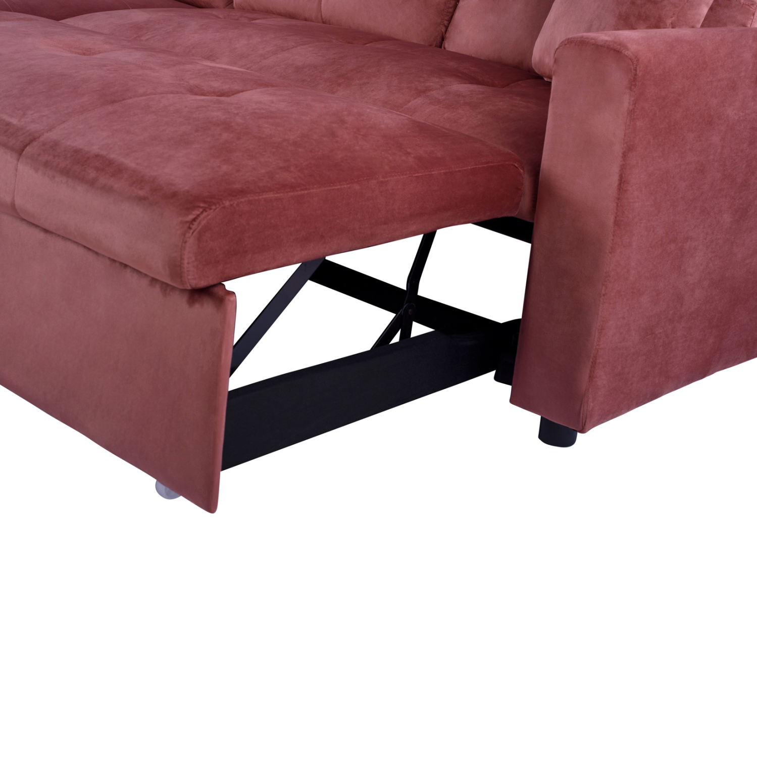 ΚΑΝΑΠΕΣ ΓΩΝΙΑ ΚΡΕΒΑΤΙ WAYNE 224x147x85Υεκ. HM3028.12 ΒΕΛΟΥΔΟ ΣΑΠΙΟ ΜΗΛΟ (x1) - Image 7