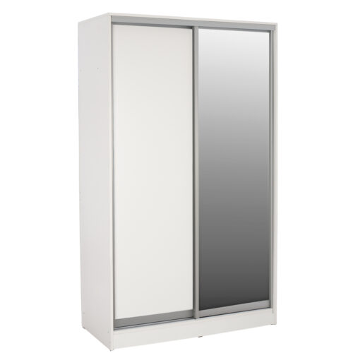 ΝΤΟΥΛΑΠΑ ΔΙΦΥΛΛΗ ΣΥΡΟΜΕΝΗ ΜΕ ΚΑΘΡΕΠΤΗ ADLER HM2460.03 ΜΕΛΑΜΙΝΗ ΛΕΥΚΗ 120x60x220Y (x1)