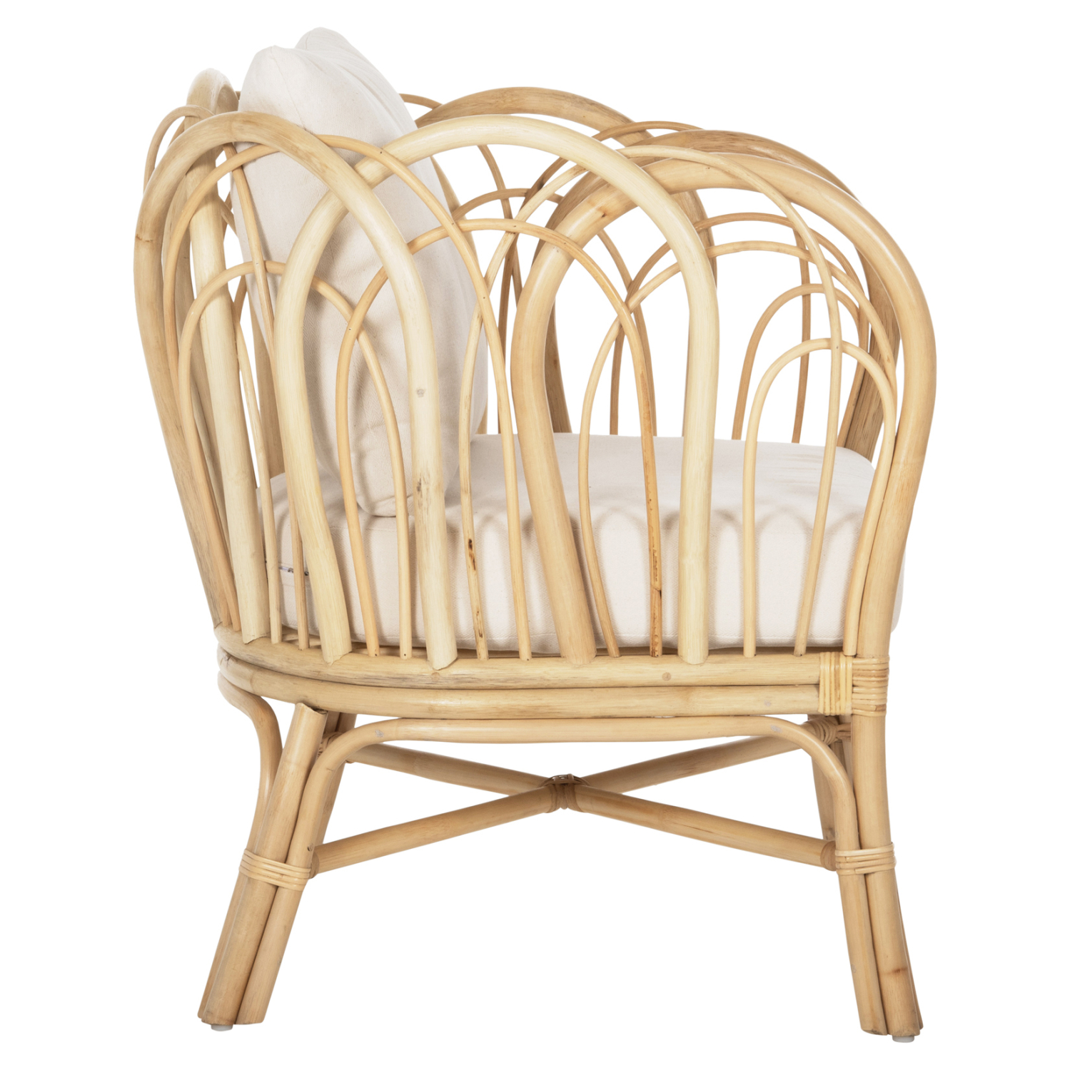 ΠΟΛΥΘΡΟΝΑ ESTOR HM9817 RATTAN ΣΕ ΦΥΣΙΚΟ-ΛΕΥΚΟ ΜΑΞΙΛΑΡΙ 78x75x92Υ εκ. (x1) - Image 4