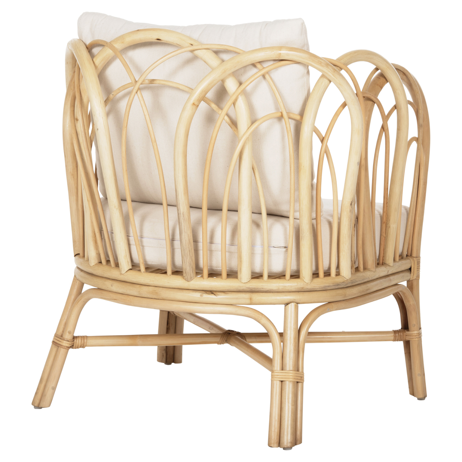 ΠΟΛΥΘΡΟΝΑ ESTOR HM9817 RATTAN ΣΕ ΦΥΣΙΚΟ-ΛΕΥΚΟ ΜΑΞΙΛΑΡΙ 78x75x92Υ εκ. (x1) - Image 5