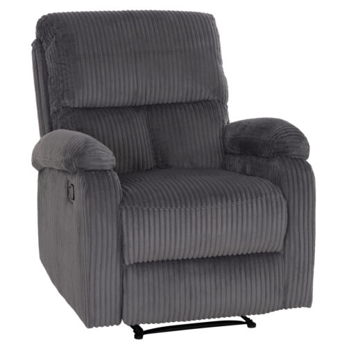 ΠΟΛΥΘΡΟΝΑ RELAX DIONI HM3296.11 ΓΚΡΙ ΡΙΓΕ ΥΦΑΣΜΑ 85x90x100Υεκ. (x1)