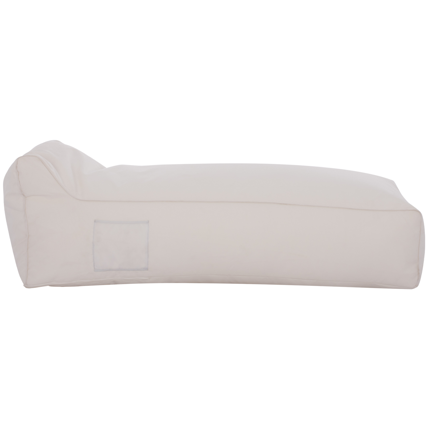 ΠΟΥΦ ΞΑΠΛΩΣΤΡΑ WADELIN HM5774.11 ΜΕ TEXTILENE ΛΕΥΚΟ 190x80x40-60Υ εκ. (x1) - Image 3