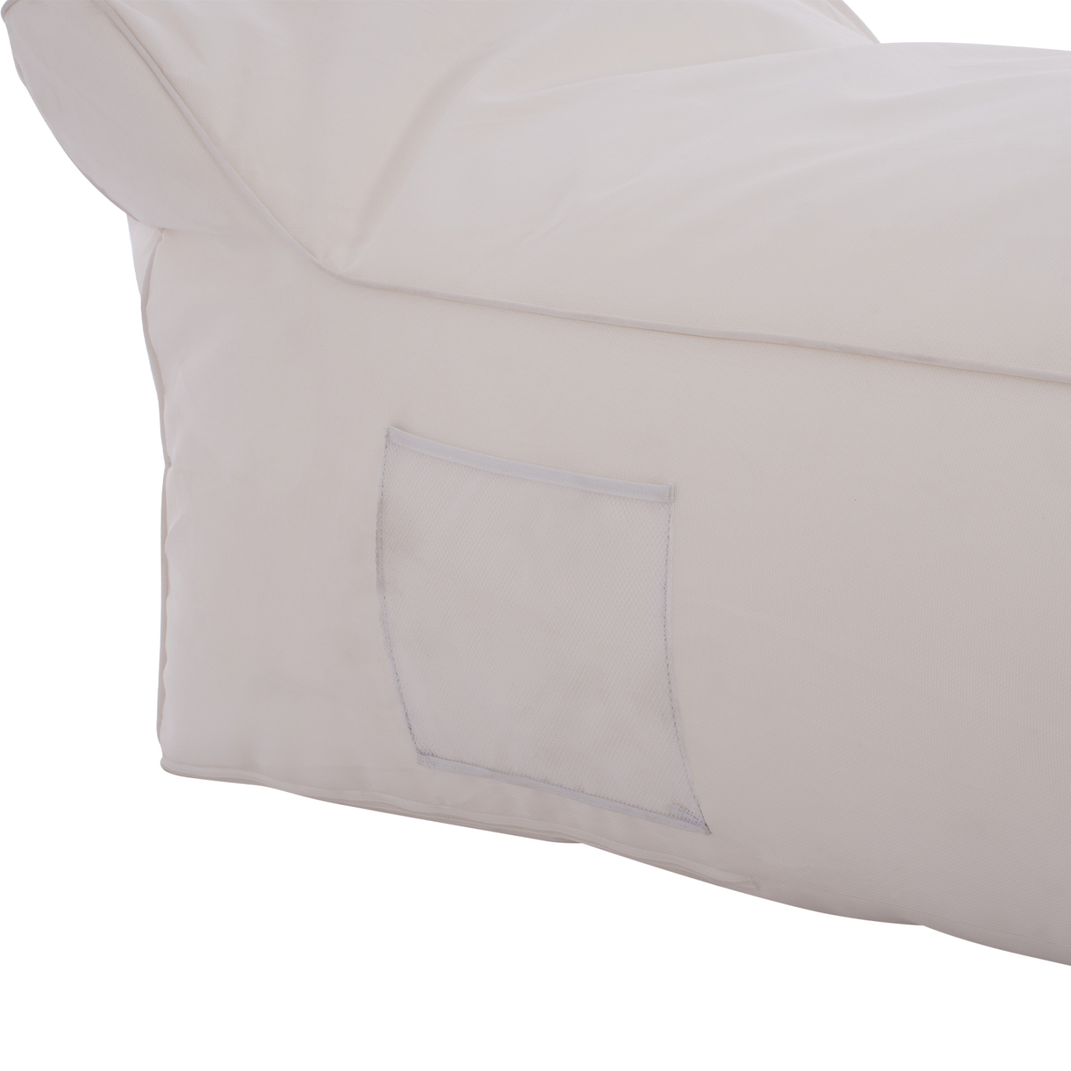 ΠΟΥΦ ΞΑΠΛΩΣΤΡΑ WADELIN HM5774.11 ΜΕ TEXTILENE ΛΕΥΚΟ 190x80x40-60Υ εκ. (x1) - Image 7