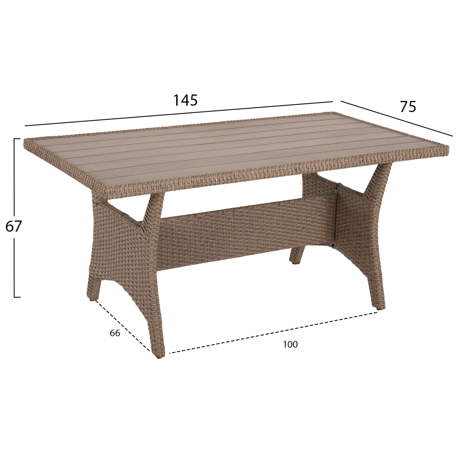 ΣΕΤ ΣΑΛΟΝΙ ΓΩΝΙΑ & ΤΡΑΠΕΖΙ CARSON HM6078.02 ΜΟΚΑ ΣΥΝΘ.RATTAN-ΜΑΞΙΛΑΡΙΑ (x1) - Image 3