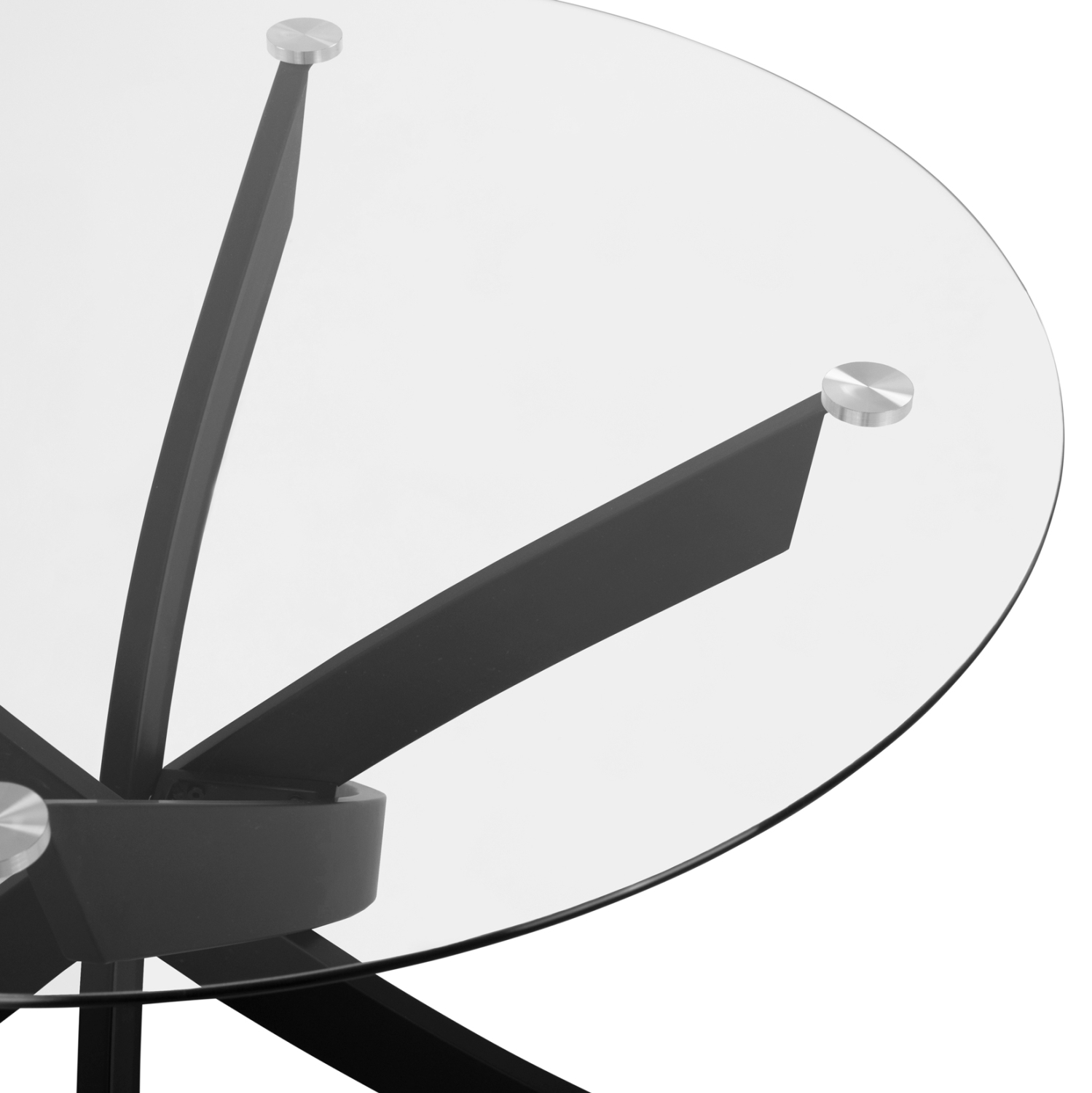 ΣΕΤ ΤΡΑΠΕΖΑΡΙΑΣ 5ΤΜΧ LADY HM21199.01 ΓΥΑΛΙ--ΜΕΤΑΛΛΟ ΣΕ ΜΑΥΡΟ & ΒΕΛΟΥΔΟ ΓΚΡΙ (x1) - Image 4