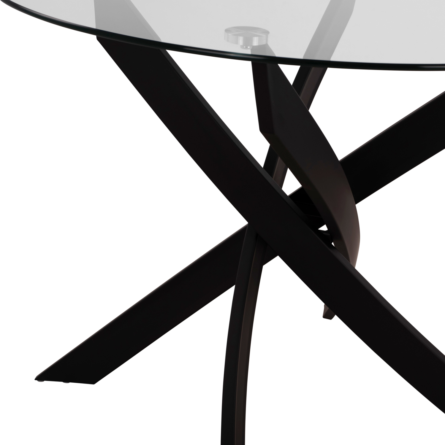 ΣΕΤ ΤΡΑΠΕΖΑΡΙΑΣ 5ΤΜΧ LADY HM21199.01 ΓΥΑΛΙ--ΜΕΤΑΛΛΟ ΣΕ ΜΑΥΡΟ & ΒΕΛΟΥΔΟ ΓΚΡΙ (x1) - Image 5