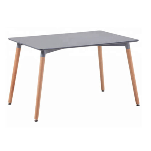 ΤΡΑΠΕΖΙ HM8697.10 MINIMAL, γκρι MDF, ξύλινα πόδια οξιά, 160Χ90X74,5Υ εκ (x1)