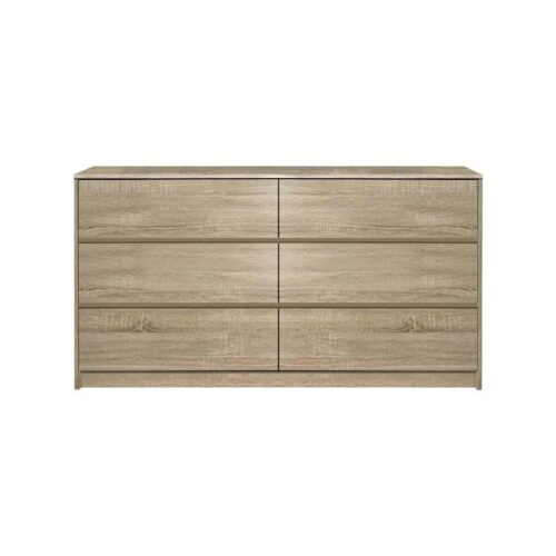 Συρταριέρα Kuanger pakoworld mdf σε φυσική απόχρωση 120x40x70εκ (x1)