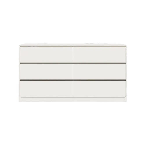Συρταριέρα Kuanger pakoworld mdf σε λευκή απόχρωση 120x40x70εκ (x1)