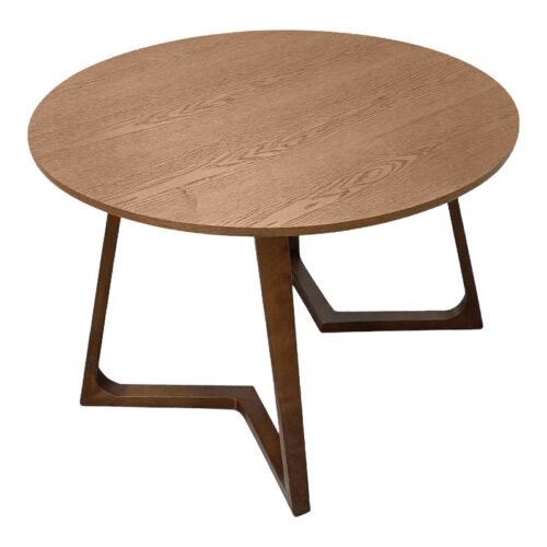 Τραπέζι Sedria pakoworld mdf καρυδί Φ120x75εκ (x1)