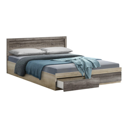 Κρεβάτι διπλό Olympus pakoworld με συρτάρι castillo toro 160x200εκ (x1)