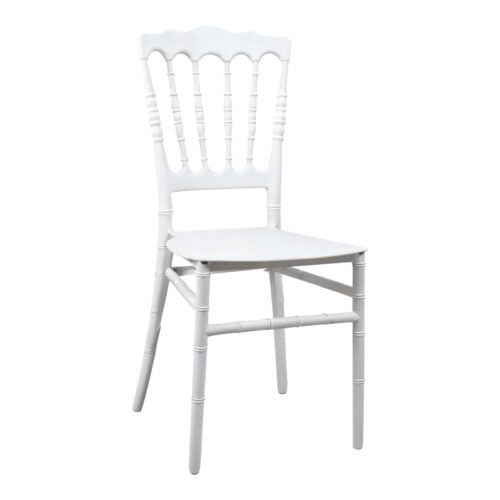 Καρέκλα Napoleon pakoworld pp λευκή 38,5x46,5x89εκ (x1)