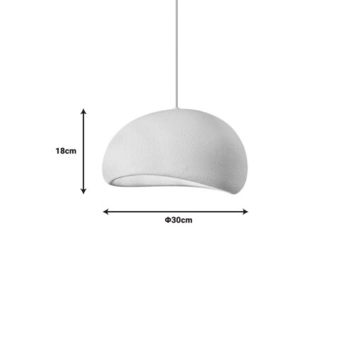 Φωτιστικό οροφής led Zulcere pakoworld λευκό ps 30x18εκ (x1)