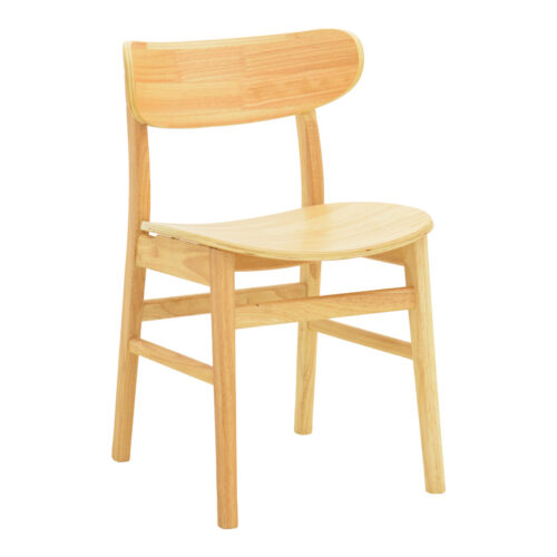 Καρέκλα Lumnia pakoworld rubberwood σε φυσική απόχρωση 46x50x76εκ (x1)